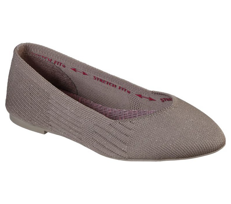 Skechers Cleo - Crave - Womens Flats Shoes Khaki [AU-CX9931]